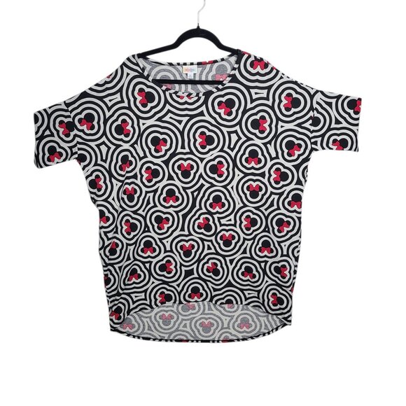 LuLaRoe Minnie Mouse Irma XL Top - Picture 4 of 10